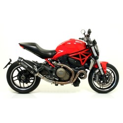 Silencieux RACE-TECH 71768MK ARROW Carbone pour Ducati Monster 821 2014-2017 / 1200 2014-2015, Diavel 2011-2016
