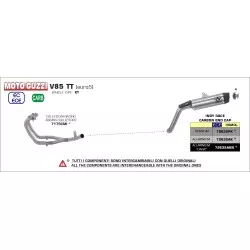 Collecteur Racing 71756MI ARROW Titane pour Moto Guzzi V 85 TT 2021 et +