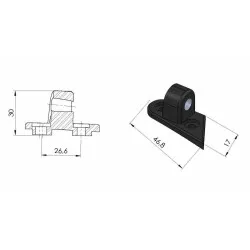 Adaptateur de rétroviseurs 3542 Puig pour 