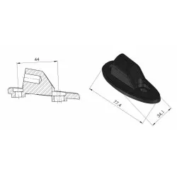 Adaptateur de rétroviseurs 3544 Puig pour 
