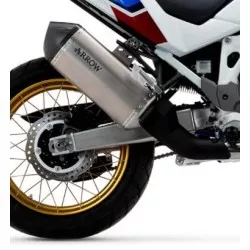 Silencieux SONDRA ARROW Titane embout carbone pour Honda CRF1100L Africa Twin / Adventure Sports 2020 et +