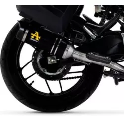 Silencieux THUNDER ARROW 71934AKN aluminium dark pour Yamaha Tracer 9 GT 2021-2024