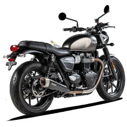 Silencieux Slip-On Akrapovic pour Triumph Street Twin 900 ABS 2016 et +