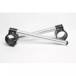 Demi-guidon Ø 35 mm, type Sport PP Tuning, noir ou argent