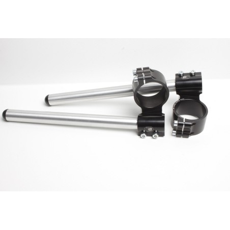 Demi-guidon Rehaussés PP Tuning à angle d’inclinaison réglable, Ø 37 à 55mm , type RAG, noir