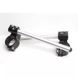 Demi-guidon Rehaussés PP Tuning à angle d’inclinaison réglable, Ø 37 à 55mm , type RAG, noir