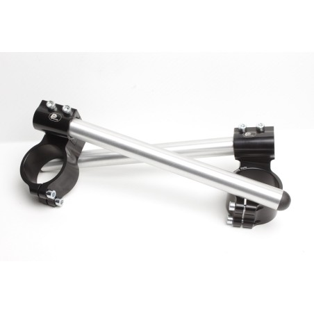 Demi-guidon Rehaussés PP Tuning à angle d’inclinaison réglable, Ø 37 à 55mm , type RAG, noir