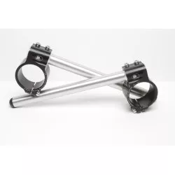 Demi-guidon PP Tuning à angle d’inclinaison réglable, Ø 50 et 55mm , type RAG, noir ou argent