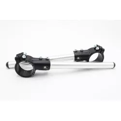 Demi-guidon PP Tuning Ø 50, 52 et 55mm, à angle d’inclinaison réglable décalage 12mm , type AGO, noir