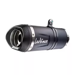 Échappement LeoVince LV ONE EVO BLACK EDITION inox noir pour Yamaha Tracer 7 et Tracer 7 GT 2020 et +