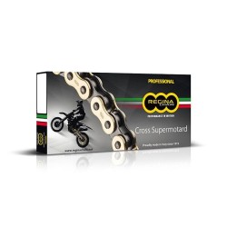 Regina - Chaine 520-RH2 - 118 Maillons Sans Joints Toriques - CROSS SUPERMOTARD