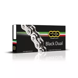 Regina - Chaine 525-ZRA - 118 Maillons - Avec Joints Toriques - BLACK DUAL