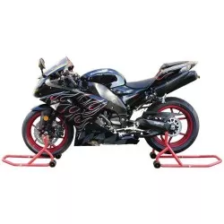 Béquille de stand moto AVANT + ARRIERE - BikeTek séries 3