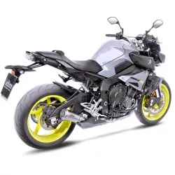 Échappement silencieux Slip-On LeoVince LV-10 inox pour Yamaha MT10 2016-2020 et MT10 SP 2017-2020