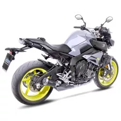 Échappement silencieux Slip-On LeoVince LV-10 inox BLACK EDITION pour Yamaha MT10 2016-2020 et MT10 SP 2017-2020