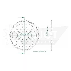 Esjot - Couronne Esjot pour Royal Enfield - 525 - 38 dents