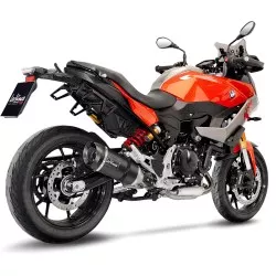 Échappement silencieux Slip-On LeoVince FACTORY S BLACK EDITION inox noir pour BMW F900R et F900XR 2020 et +