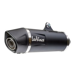 Échappement silencieux Slip-On LeoVince NERO Inox noir pour Suzuki SV650 2016 et +, SV650X 2018 et +