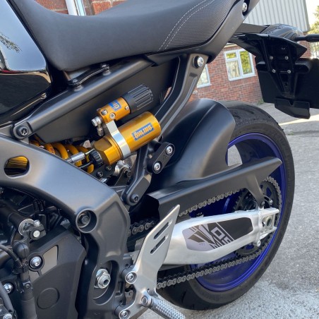 Kit suppression de reposes-pied arrière noir Pyramid Plastics pour Yamaha MT09 / SP 2021 et +