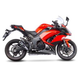 Échappement silencieux (x2) Slip-On LeoVince LV-10 Carbone pour Kawasaki Z1000 et Z1000SX 2010-2020