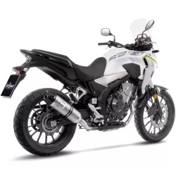 Échappement silencieux Slip-On LeoVince LV ONE EVO inox pour Honda CB500F, CBR500R et CB500X 2019 et +
