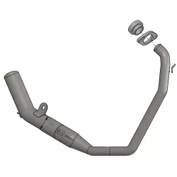 Catalyseur homologué 16021 pour échappement LeoVince