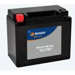 Batterie TECNIUM sans entretien activé usine - BTX12