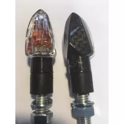 Clignotants à ampoules Chaft - TINNY carbone