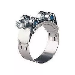 Collier de serrage pour échappement moto