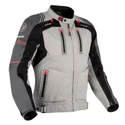Blouson moto BERING PORTLAND Gris/Noir