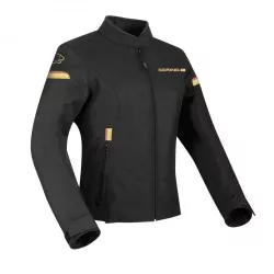 Blouson moto femme Bering LADY RIVA Noir/Or