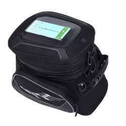 Sacoche réservoir Bagster XSR360 RAPTOR TABS, Noir, extensible 8 à 10 Litres