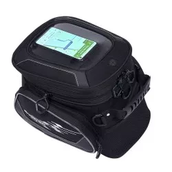Sacoche réservoir Bagster XSR360 RAPTOR TABS, Noir, extensible 8 à 10 Litres