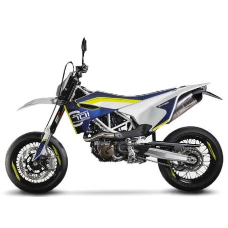 Échappement silencieux Slip-On LeoVince LV ONE EVO inox pour KTM 690 Enduro / SMC / R, Husqvarna 701 Enduro / LR, Supermoto