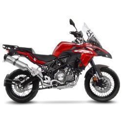 Échappement silencieux Slip-On LeoVince LV ONE EVO inox pour Benelli TRK502X 2018-2020