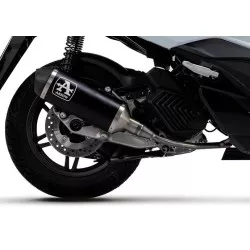 Ligne URBAN ARROW 53541ANN Aluminium Dark, avec embout inox Noir, pour Honda Forza 125 2021 et +