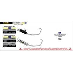 Kit catalyseurs ARROW 11031KZ Homologué Euro 5 pour Honda Forza 125 2021 et +