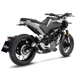 Échappement silencieux Slip-On LeoVince LV-10 Carbone pour Husqvarna 125 et 401 Svartpilen / Vitpilen 