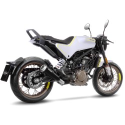 Échappement silencieux Slip-On LeoVince GP ONE Inox pour Husqvarna 401 Svartpilen / Vitpilen 2018-2019