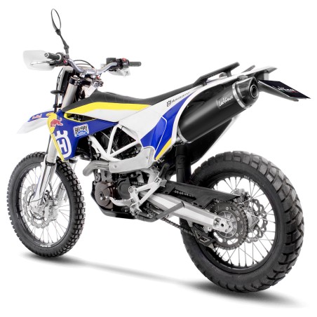 Échappement silencieux Slip-On LeoVince NERO Inox noir pour Husqvarna 701 Supermoto, 701 Enduro / LR 2017 et +