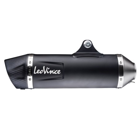 Échappement silencieux Slip-On LeoVince NERO Inox noir pour Husqvarna 701 Supermoto, 701 Enduro / LR 2017 et +