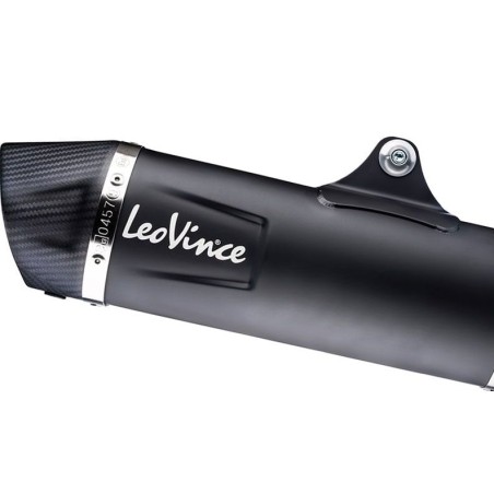 Échappement silencieux Slip-On LeoVince NERO Inox noir pour Husqvarna 701 Supermoto, 701 Enduro / LR 2017 et +