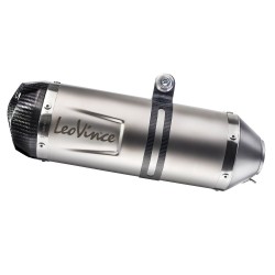 Échappement silencieux Slip-On LeoVince universel LV ONE EVO Racing inox, Ø 50