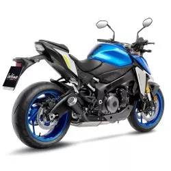 Échappement silencieux Slip-On LeoVince LV-10 inox BLACK EDITION pour Suzuki GSXS 950 et GSXS 1000 / GT 2021 et +