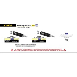 Kit catalyseurs ARROW 11053KZ pour Kymco AK550 2021 et +