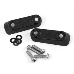 Kit suppression de repose-pieds arrière noir Pyramid Plastics pour Yamaha MT10 / SP 2016 et +