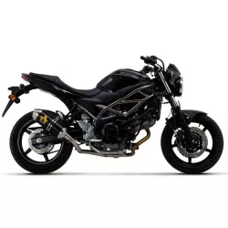 Silencieux RACE TECH ARROW 71846AON Aluminium "Dark" embout Inox pour Suzuki SV650 2016 et + 