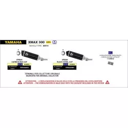 Kit catalyseurs ARROW 11055KZ Homologué Euro 5 pour Yamaha XMAX / TECH MAX 300 et Tricity 300 2021 et +