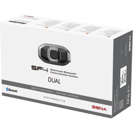 Intercom moto SENA SF4 (pack solo ou duo)