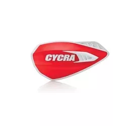 Cycra - Protège-Main CYCLONE - Rouge/Blanc